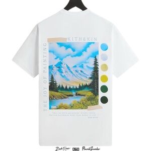 Kith for Bob Ross Art of Painting Pocket Tee • Store Exclusive • White • 2026
